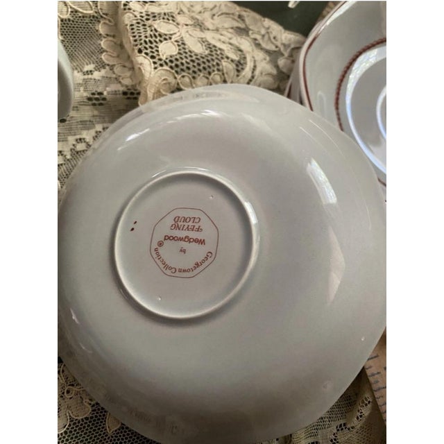 1970s WEDGEWOOD.Flying Cloud Rust George Town Collection Porcelain Dinner Service For Sale - Image 12 of 12
