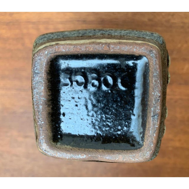 Small Mid-Century East German GDR Pottery Vase from VEB Haldensleben, 1960s For Sale - Image 12 of 17