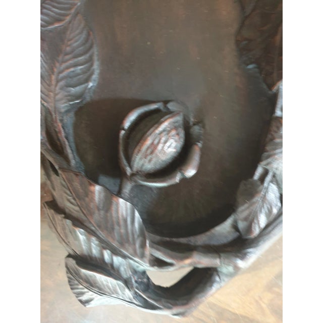 Art Deco Carved Wood Centerpiece, 1930s For Sale - Image 3 of 5