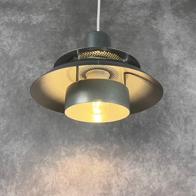 Vintage Danish Pendant Lamps, 1980s, Set of 3, in Flawless conditions. Designed 1980 to 1989 This piece has an attribution...