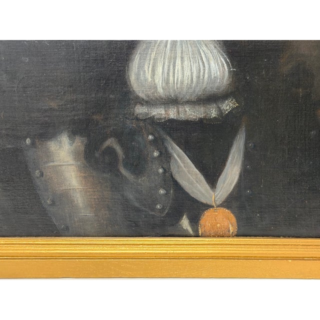 Oil Portrait of King Charles II in Armour With the Order of the Garter English School, Circa 1850, After Sir Peter Lely (1618–1680) For Sale - Image 4 of 18