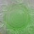 Art Deco Jobling Jade Green Fircone Uranium Glass Plates, 1930s, Set of 6 For Sale - Image 10 of 13