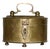 Mid Century Chinoiserie Brass Trinket Box For Sale