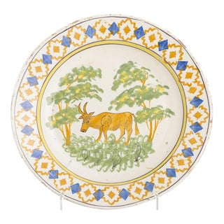19th Century Earthenware Plate For Sale