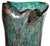 Glass Vintage Murano Fratelli Toso Copper Red Aventurine Amethyst Green Italian Art Glass Flower Vase For Sale - Image 7 of 10
