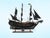 Handmade Black Pearl Pirate Ship Model – Large Wooden Tall Ship for Nautical Home & Office Decor For Sale - Image 4 of 6