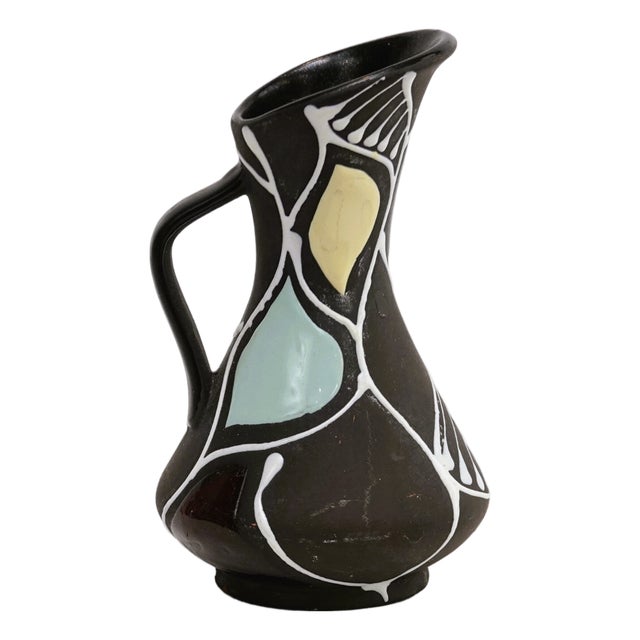 Trinidad Pitcher Vase by Bodo Mans for Bay Keramik, West Germany, 1960s For Sale