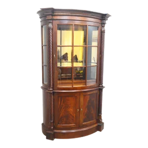 Henredon Mahogany Curio Display Cabinet