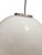 1960s White Glass and Chrome Metal Pendant Light, Italy, 1960s For Sale - Image 5 of 11