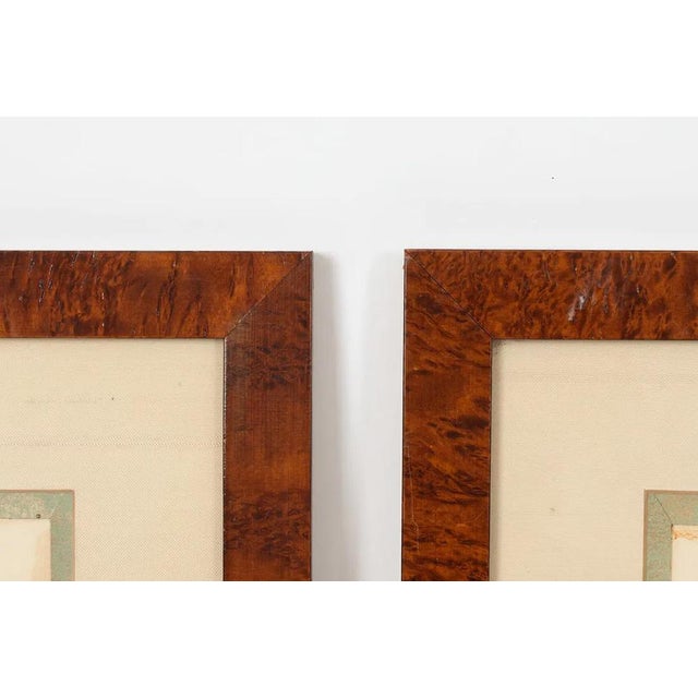 Pair Chelsea House Finely Framed Chinese Court Figures in Collage on Paper For Sale - Image 14 of 16