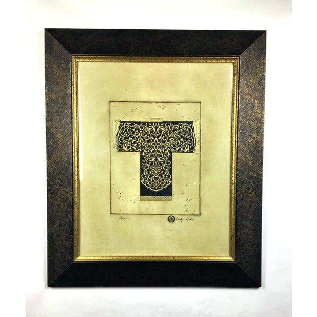 1970s Vintage Carolyn Kinder Framed Kimono I Print For Sale In Portland, ME - Image 6 of 6