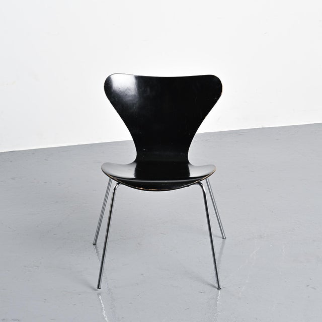 Chairs by Arne Jacobsen for Fritz Hansen, Denmark, 1970s, Set of 8 For Sale - Image 3 of 14
