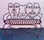 John Risley 1980s John Risley Style Inspired Man and Woman Pop Art Iron Bench For Sale - Image 4 of 18