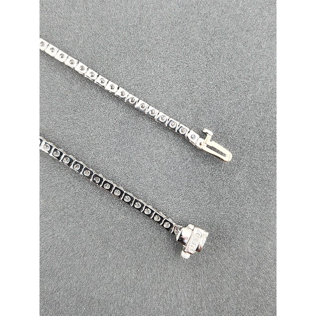 Early 21st Century 10.66 Ct Riviera Graduated Diamond Necklace For Sale - Image 5 of 8