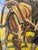 Textile Alexander Alexandrovich Karamzin Framed Oil on Canvas, Mid 20th Century For Sale - Image 7 of 12