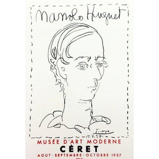 Picasso Lithograph 87 Manolo Hugnet Art in Posters For Sale