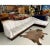 Adrian Pearsall Cloud Sofa Sectional Restored in Faux Fur Snow Leopard For Sale - Image 6 of 15