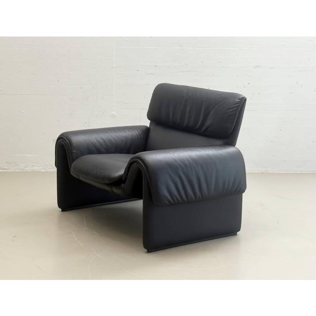 DS-2011 Chair in Black Leather from de Sede, Switzerland, 1980s For Sale - Image 16 of 16