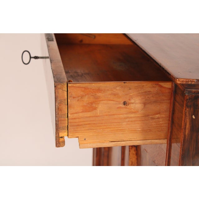 Late 19th Century Napoleon III Burl Walnut Two Door Cabinet For Sale - Image 11 of 13