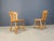 Mid-Century Modern Brutalist Dining Chairs, 1960s Set of 4, in Very Good conditions. Designed 1960 to 1969