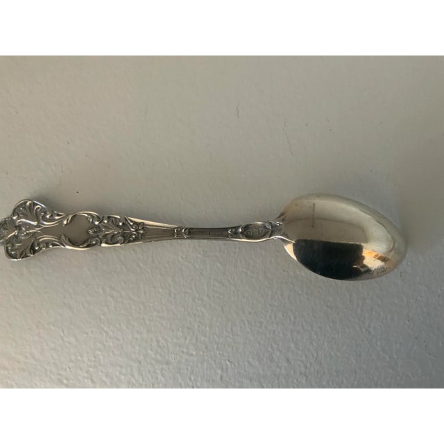 1920s Sterling Silver Demitasse Spoons - Set of 6 For Sale In Chicago - Image 6 of 11