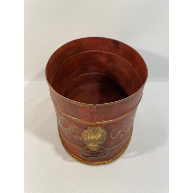 Early 20th Century French Tole "Peinte" Jardiniere Cachepot For Sale - Image 9 of 17