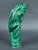 Late 20th Century Handcarved Malachite Solid Stone Frog Sculpture For Sale - Image 11 of 12