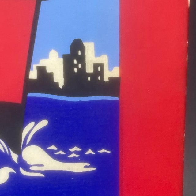 Mid 20th Century Modern Oceanliner Tugboat Print by Judy For Sale In New York - Image 6 of 13