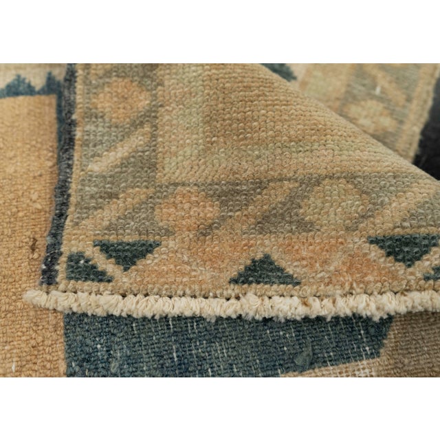 Textile Turkish Mini Rug Oriental Hand Knotted Vintage Rug 1'7" x 2'10" #21272 For Sale - Image 7 of 8