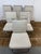 Design Plus Gallery presents a Set of Six Buie Outdoor Dining Chairs with Herringbone Backs by McKinnon and Harris. The...