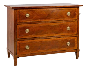 Antique Chest of Drawers with Central Locker, 1800