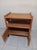 Boho Chic Vintage Boho Chic Rattan and Wicker Bar Cart With a Dual-Shelf Design For Sale - Image 3 of 7