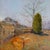 Strangers Passing Through Impressionist Oil Painting For Sale