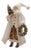 Beige Santa with Wreath and Tree 21.5" For Sale