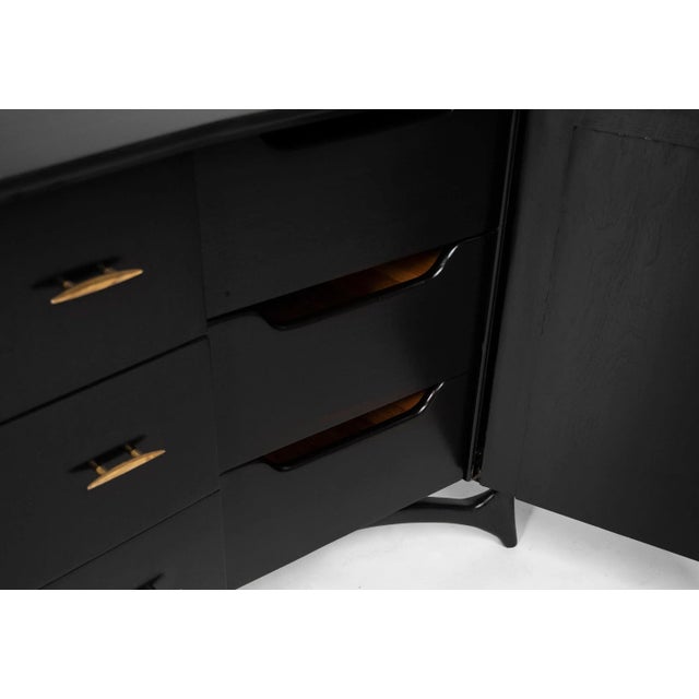1960s Ebonized Piet Hein Sculptural Dresser for Daniel Jones Inc. NYC. circa 1960 For Sale - Image 5 of 10
