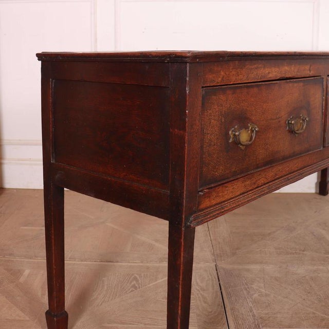 English Dresser Base in Oak For Sale - Image 6 of 11