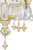 Imperial venetian Murano glass chandelier , full of hand-made details of blowing glass . Full of gold-leaf With Flowers...