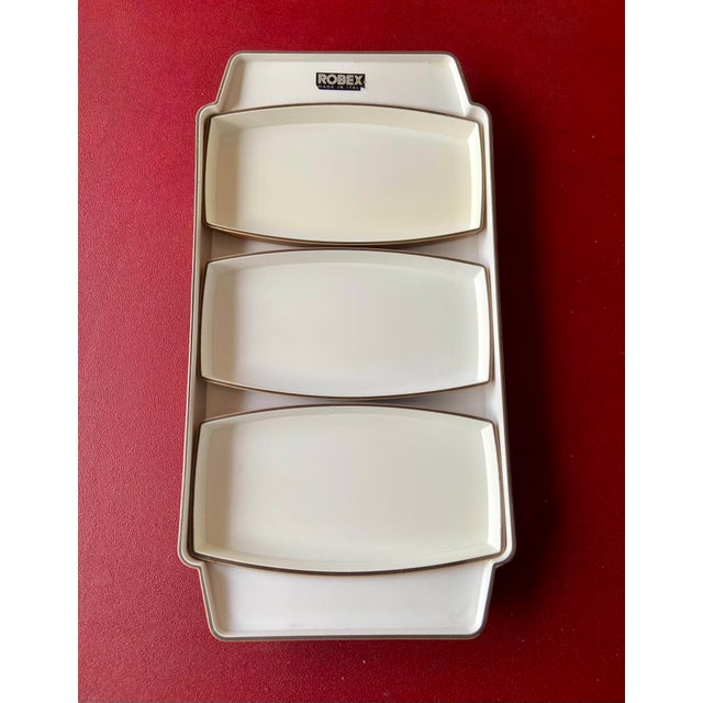 Plastic Italian Serving Set by Robex Coleppio, 1970s, Set of 4 For Sale - Image 7 of 7