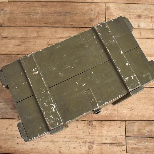 1940s Military Medical Storage Chest in Wood, Belgium, 1940s For Sale - Image 5 of 8