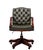 Chesterfield Green Tufted Leather Desk Chair from Wade, England, 1960s For Sale - Image 3 of 15