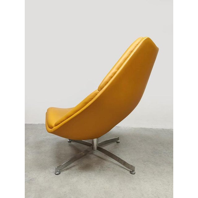 Artifort Vintage F511 Swivel Lounge Chair by Geoffrey Harcourt for Artifort, 1960s For Sale - Image 4 of 5