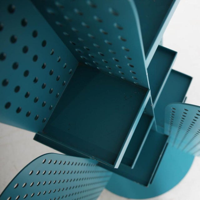 Cactus Shelf in Perforated Metal, 1980s For Sale - Image 13 of 18