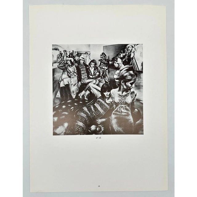 Presenting a striking, original double-sided gallery print by the acclaimed French Narrative Figuration artist Jacques...
