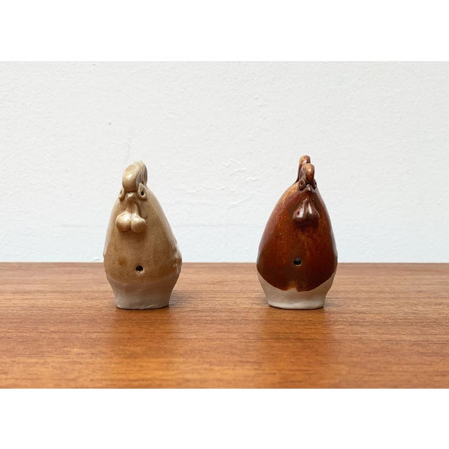 Mid-Century Finnish Ceramic Chicken Bird Flutes from Kermansavi Oy, 1960s, Set of 2 For Sale - Image 15 of 18