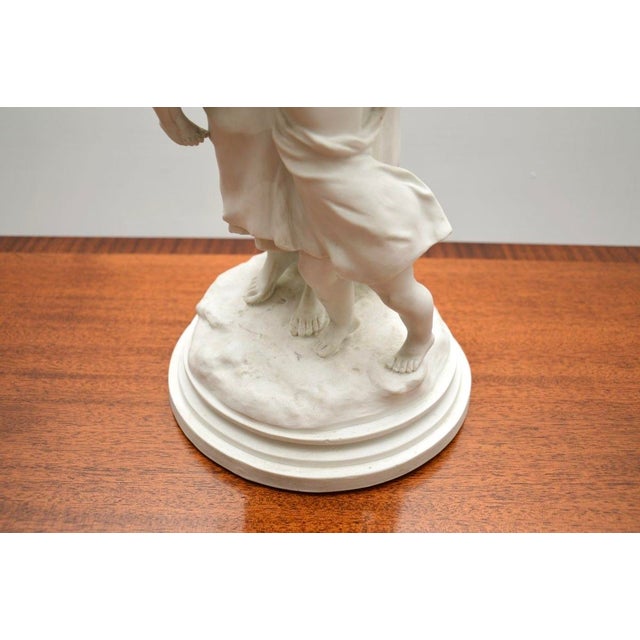 Ceramic Luca Madrassi, French Figurative Sculpture, 1890, Bisque Porcelain For Sale - Image 7 of 11