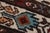 Textile Shabby Chic Persian Floral Red/Ivory Wool&Silk Runner Rug- 3'5'' X 7'0'' For Sale - Image 7 of 10