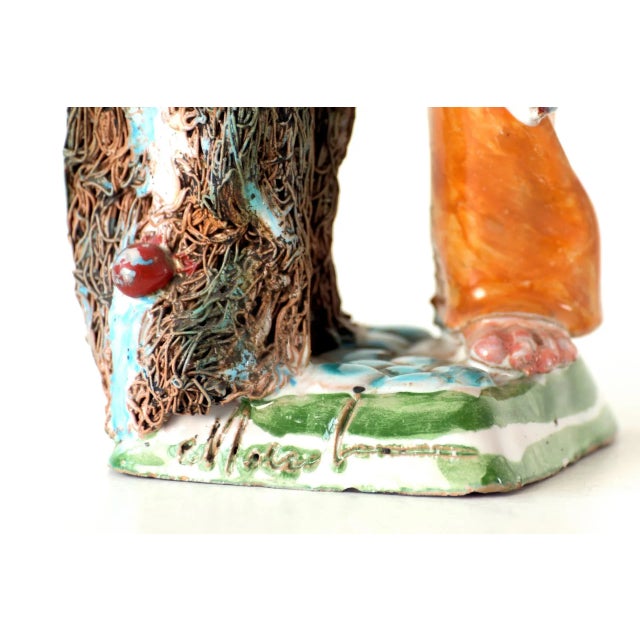 Ceramic Italian Ceramic Figure by Marchese, 1950s For Sale - Image 7 of 11