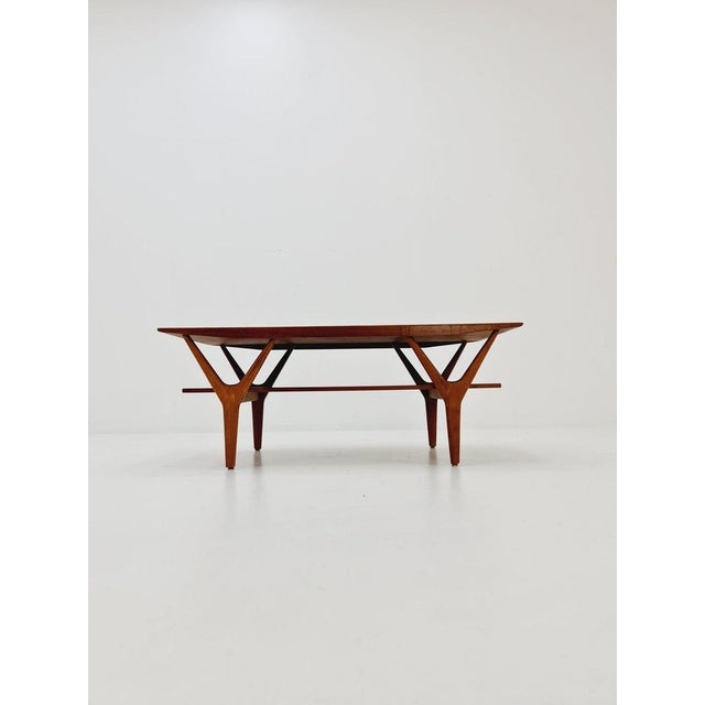 Mid-Century Danish Teak Coffee Table by Henning Kjaernulf, 1960s For Sale - Image 11 of 11