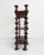 American Early 20th C Folk Art 3-Tier Spool Shelf With Painted Finish For Sale - Image 3 of 12