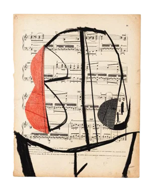 Tommaso Cascella, Musical Notes, 2009, Mixed Media